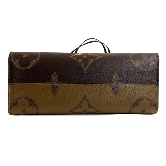 Pre-loved LOUIS VUITTON ONTHEGO MM MONOGRAM REVERSE CANVAS -PRISTINE Condition😍 - Picture 3 of 11